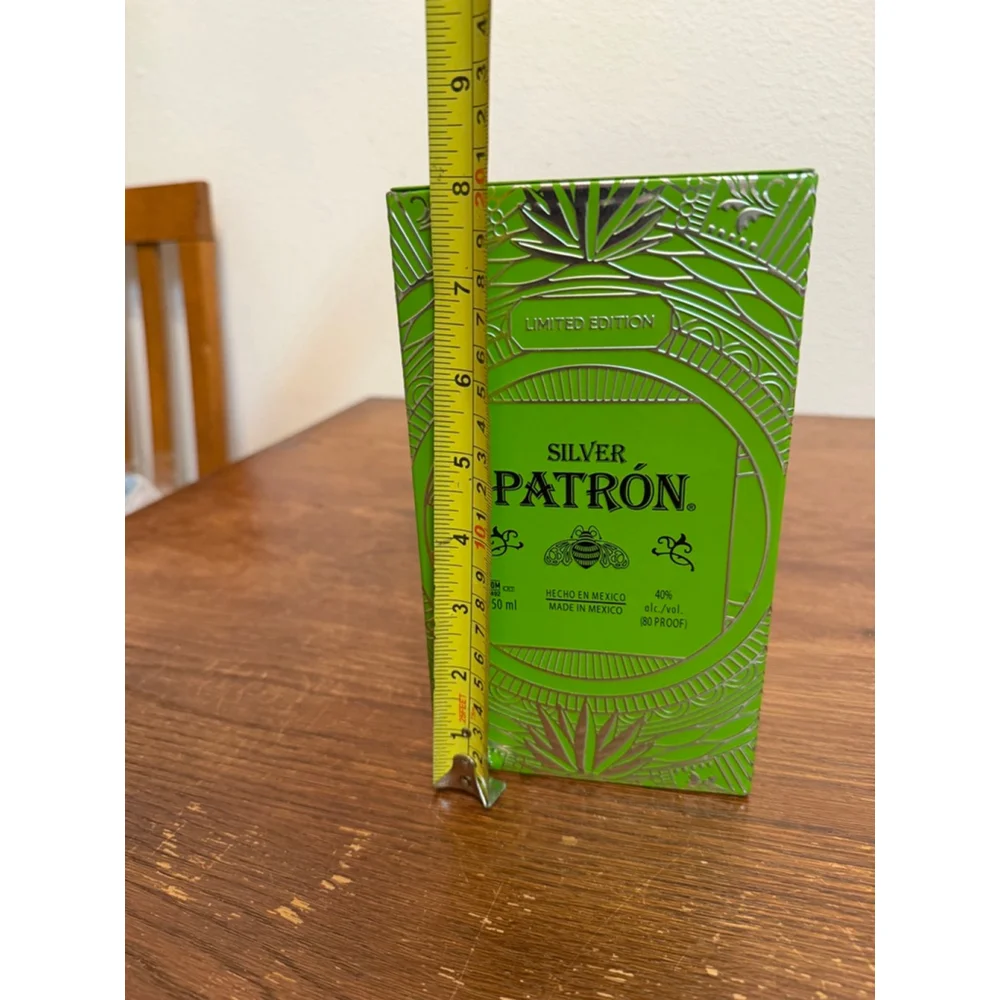 Patrón Silver Tequila Collector Tin Box Limited Edition Decorative Empty